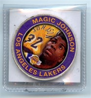 Magic Johnson L.A. Lakers Highland Mint NBA