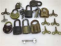 Vintage Locks & Keys. Unknown if they go