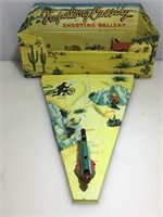 Vintage Hop-Along Cassidy Tin Shooting Gallery