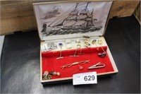 TIE-CLIPS - PINS IN BOX