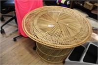 WOVEN END TABLE