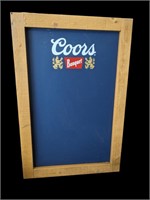 Coors Banquet Chalk Board Bar Wall Hang Sign