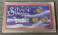 Silver Mercury Dime Mint Mark Collection