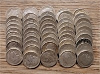 (50) Silver Roosevelt Dimes: 90% Silver #1