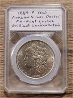 1889-P Morgan Dollar: BU