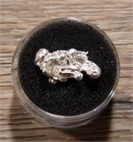Pure Silver Nugget: 3.64-Grams