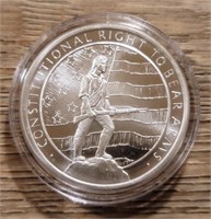One Ounce Silver Round: 2nd Amendment