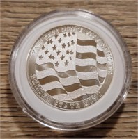 ½-Ounce Silver Round: Eagle/Flag