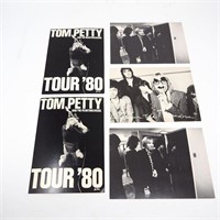 Lot of Rare Tom Petty Tour & Album Promo Postcards