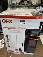 QFX PARTY SPEAKER WITH BLUETOOTH IN