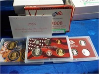 2008 US Mint Silver proof set