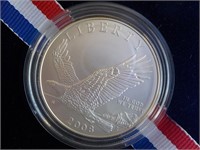 2008 Bald Eagle Comm. Silver Dollar UNC