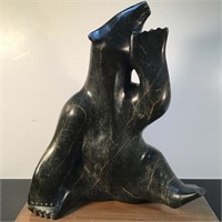 SOAPSTONE SITTING BEAR