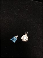 2sterling silver necklace pendants