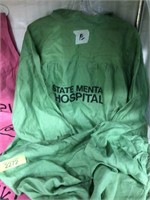 State mental hospital gown costume