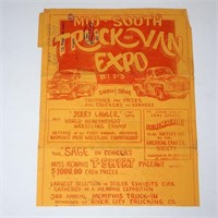 Cool Mid South Truck Van Expo Jerry Lawler Poster
