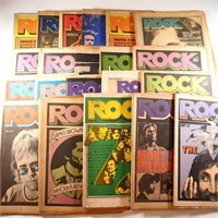 Large Lot of "Rock" Magazines Vintage