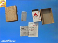 1965 Zippo lighter in original box
