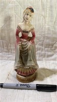 Occupied Japan Lady Figurine Marked Moriyama
