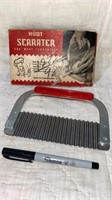 Vintage Huot Serrater and Meat Tenderizer