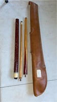 Vintage Pool-cue with case