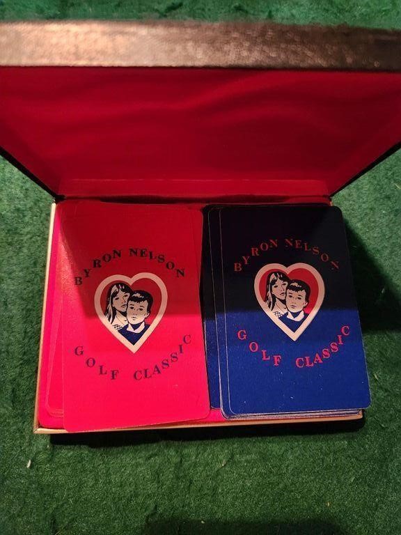 Vtg. Byron Nelson Playing Cards Set