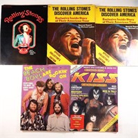 Misc Vintage Rock Mags on Kiss Beach Boys Stones