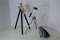 Vintage Camera Stands Tripods = one Case