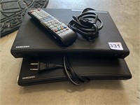 SAMSUNG BLUE RAY DVD PLAYERS, 1 REMOTE