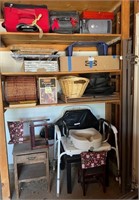 D - LUGGAGE, SIDE TABLE, CHAIR, POTTY CHAIR, MORE!