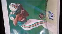 1997 Leaf Yatil Green 8x10 signed - Miami Dolphins