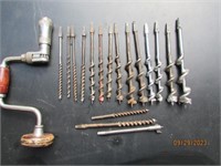 Tools Vintage Drill Bits & Hand Drill Craftsman
