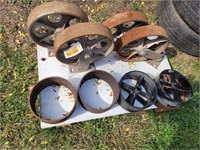 Large dolly wheels and others