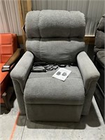 Grey lift chair - nicotine exposure