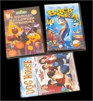 3 x Sealed Kids DVD's - Sesame Street Halloween +