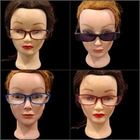 4 Pairs of Reading Eyeglasses - 2.50 / 2.25