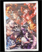 Anime Poster Kimetsu no Yaiba Art Canvas Print