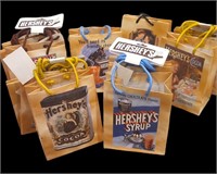 18 Hershey's Chocolate Advertising Gift Bags 5"×4"