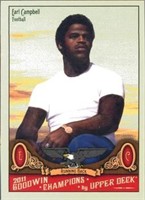 EARL CAMPBELL 2011 GOODWIN CHAMPIONS CARD