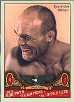 RANDY COUTURE 2011 GOODWIN CHAMPIONS CARD