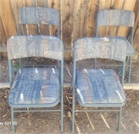 K - LOT OF 4 FOLDING CHAIRS (Y16)