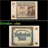 1922 Fourth Issue Germany (Weimar) 5000 Marks Post