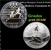 Proof 1995-p Olympics Track & Field Modern Commem