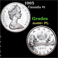 1965 Canada Dollar 1 Grades GEM++ PL