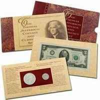 1993 Thomas Jefferson Coin And Currency Set