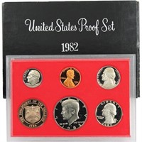 1981 United States Mint Proof Set 6 coins