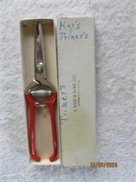 Trimmers J. Wiss & Sons Newark NJ With Box 8" Long