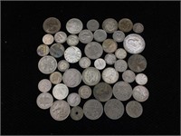 Silver Foreign coin collection