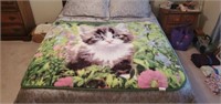 Soft kitten blanket