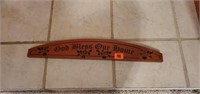 Amish God Bless Our Home wall sign